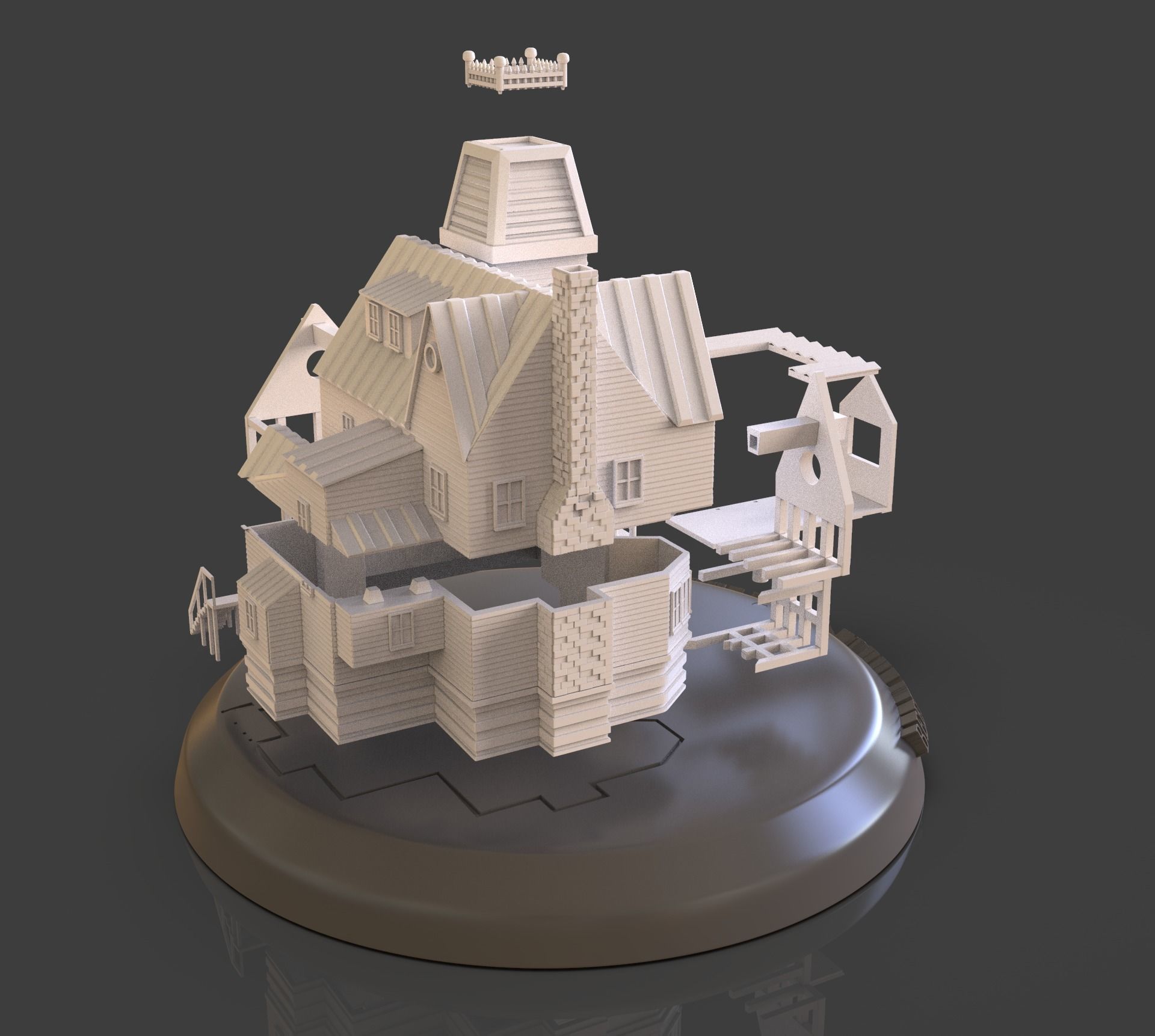 Beetlejuice House Diorama 3D print model_14