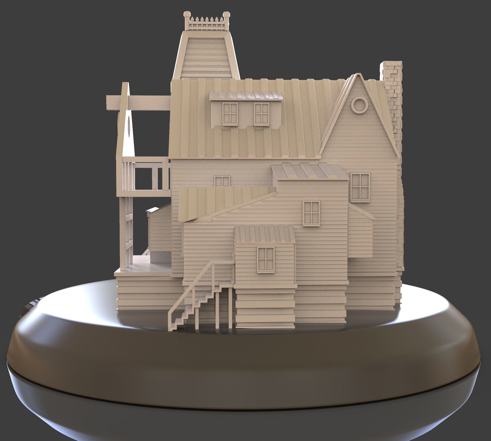 Beetlejuice House Diorama 3D print model_19