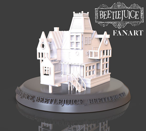 Beetlejuice House Diorama 3D print model