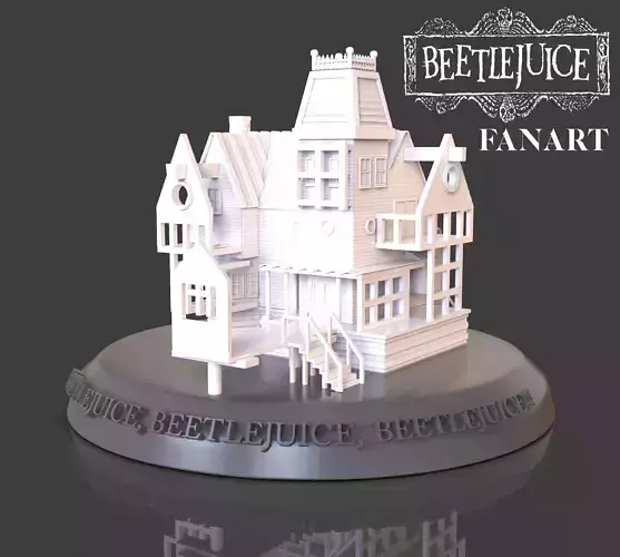 Beetlejuice House Diorama 3D print model