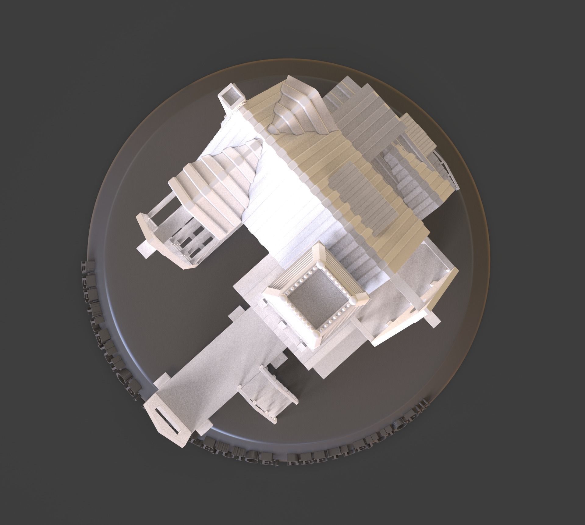 Beetlejuice House Diorama 3D print model_33