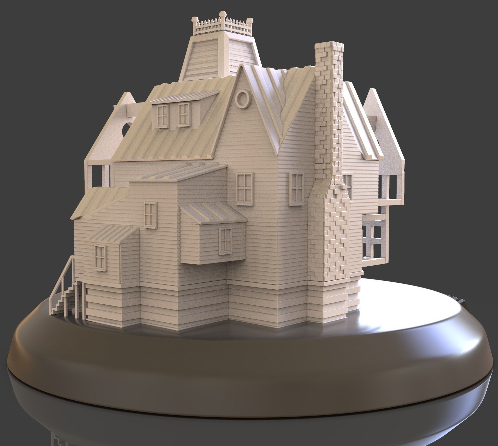 Beetlejuice House Diorama 3D print model_21