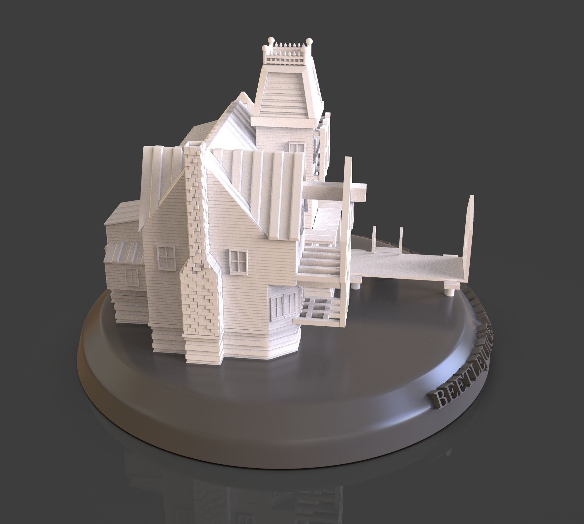 Beetlejuice House Diorama 3D print model_28