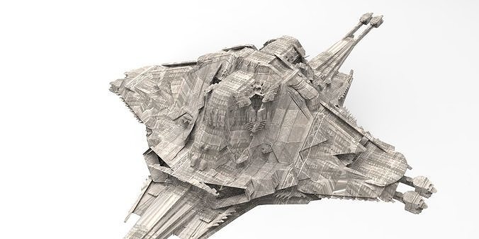 Colossal Space Temple 7  3D model