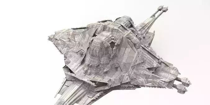 Colossal Space Temple 7  3D model
