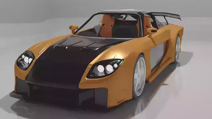 Veilside rx7  3D print model