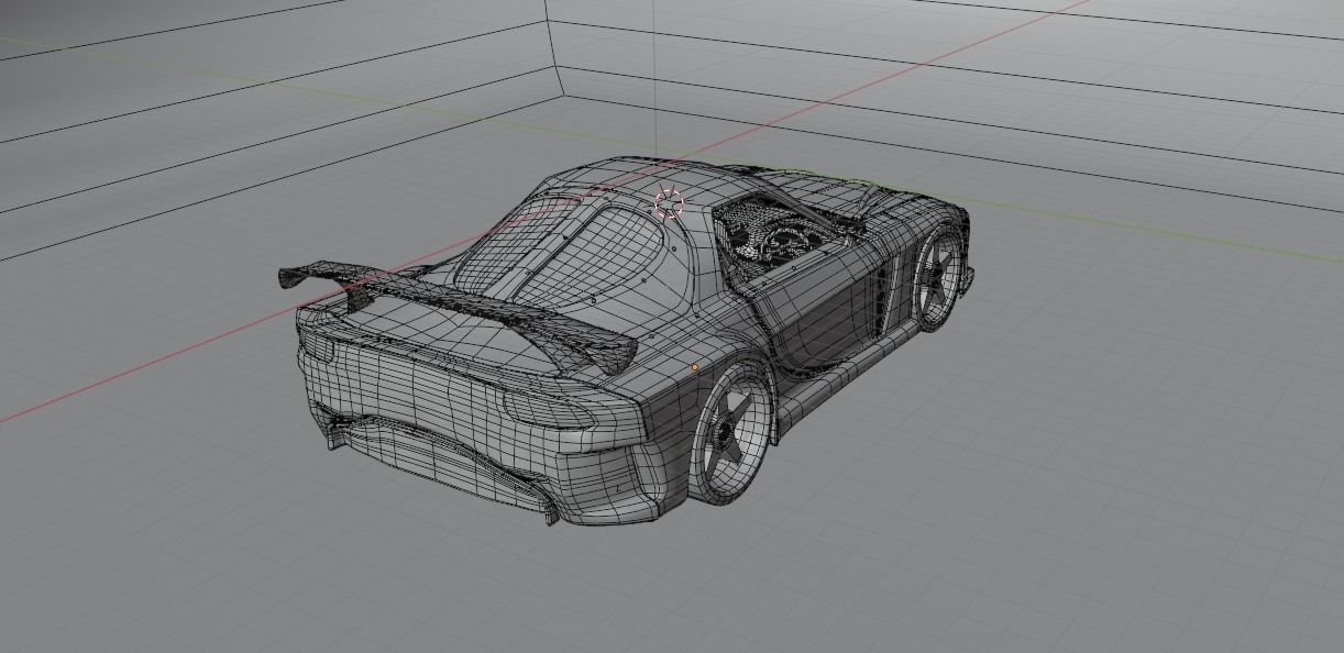 Veilside rx7  3D print model_4