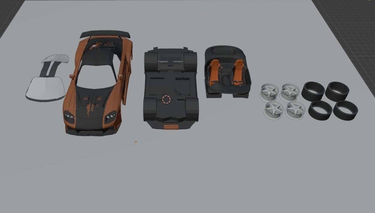 Veilside rx7  3D print model_9