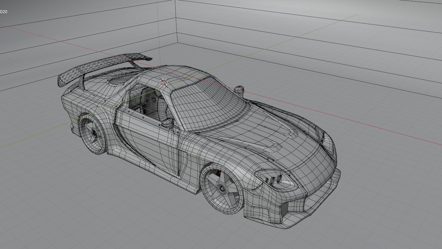 Veilside rx7  3D print model_3