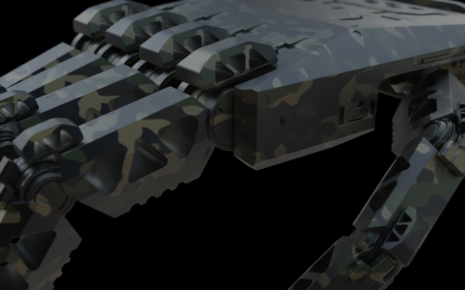 Robot hand 3D model_4