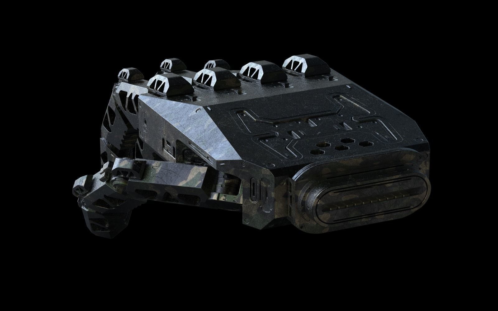 Robot hand 3D model_8