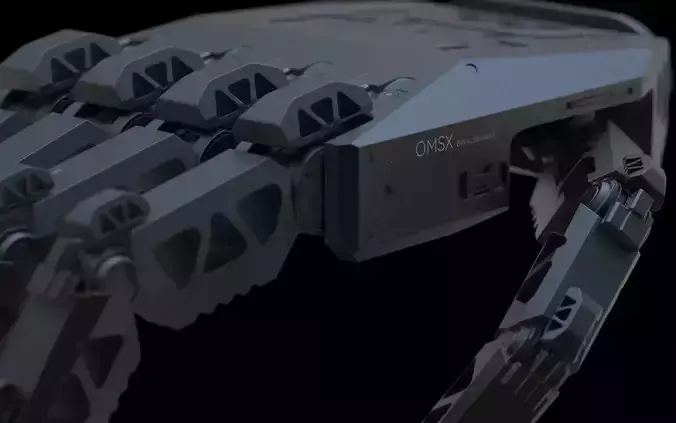 Robot hand 3D model