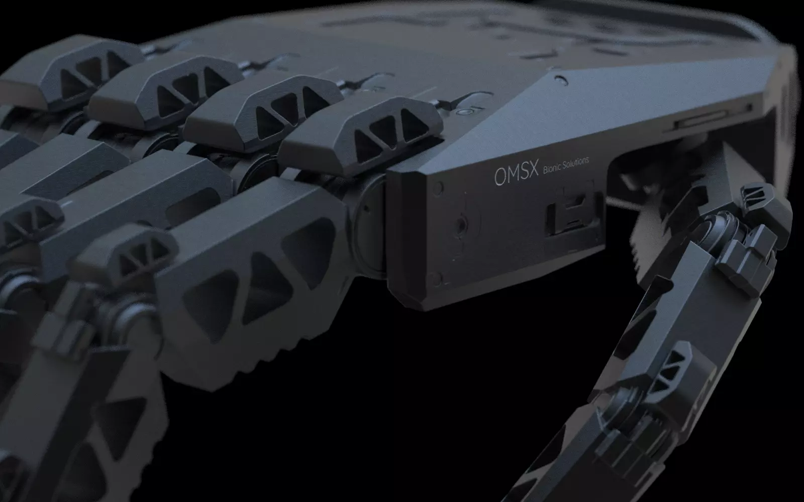 Robot hand 3D model_0