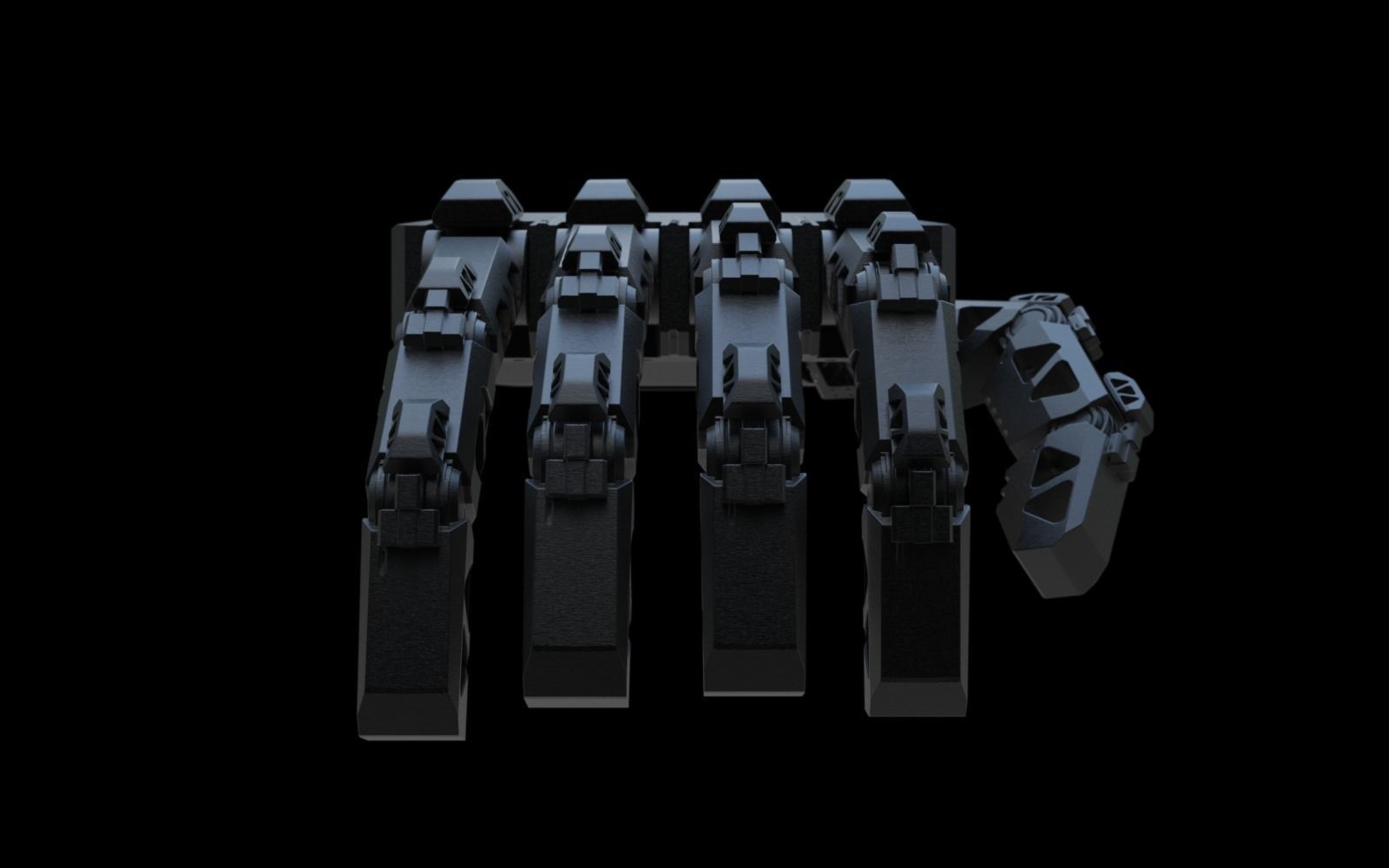 Robot hand 3D model_1