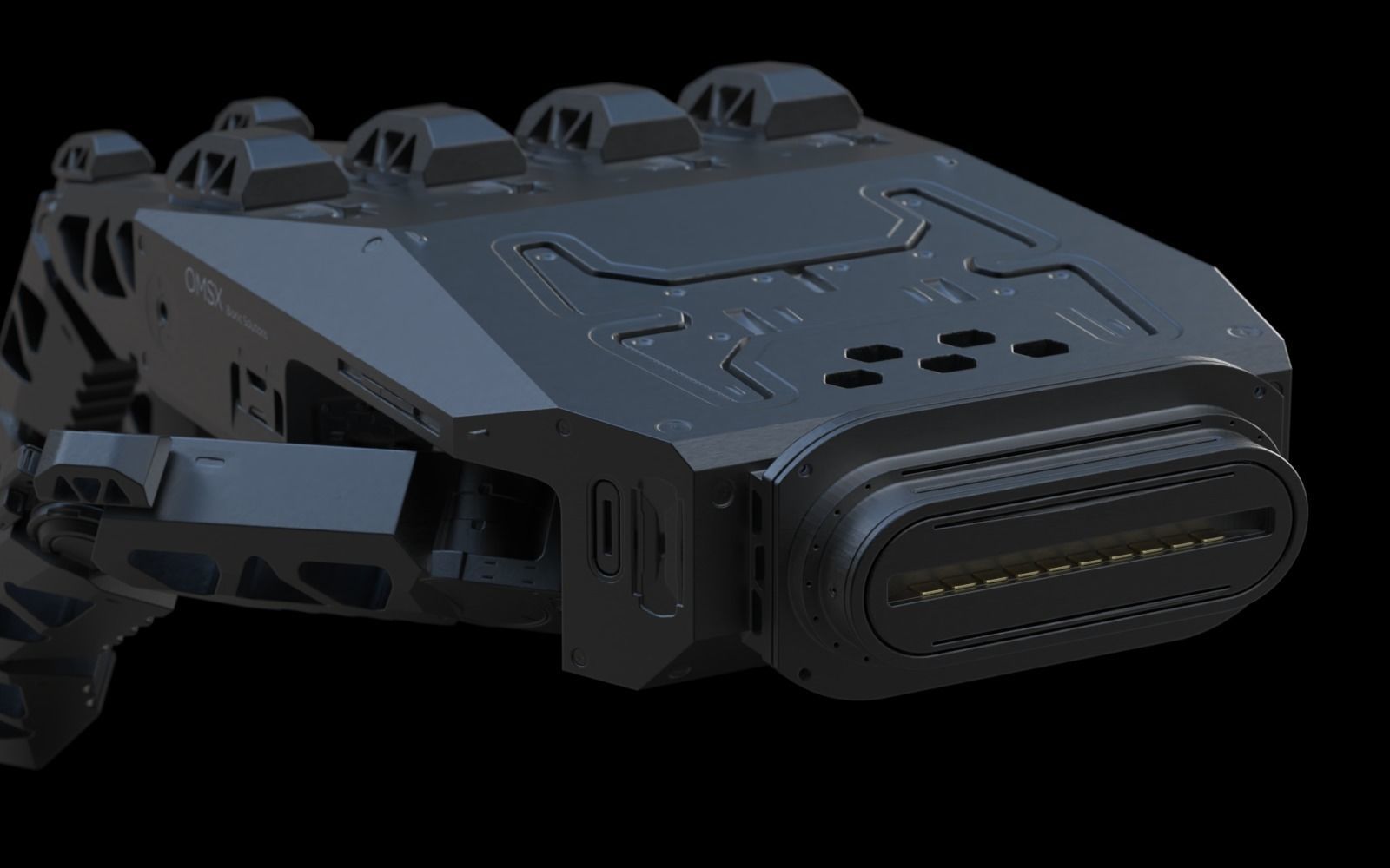 Robot hand 3D model_2