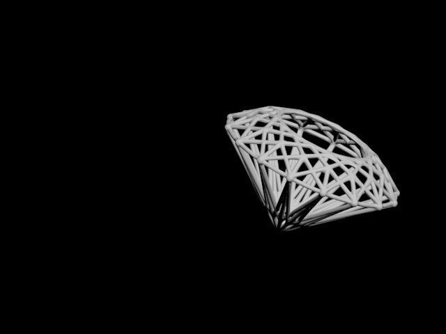 emerald - gemstone structure 3D print model_16