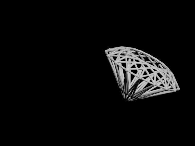 emerald - gemstone structure 3D print model_25