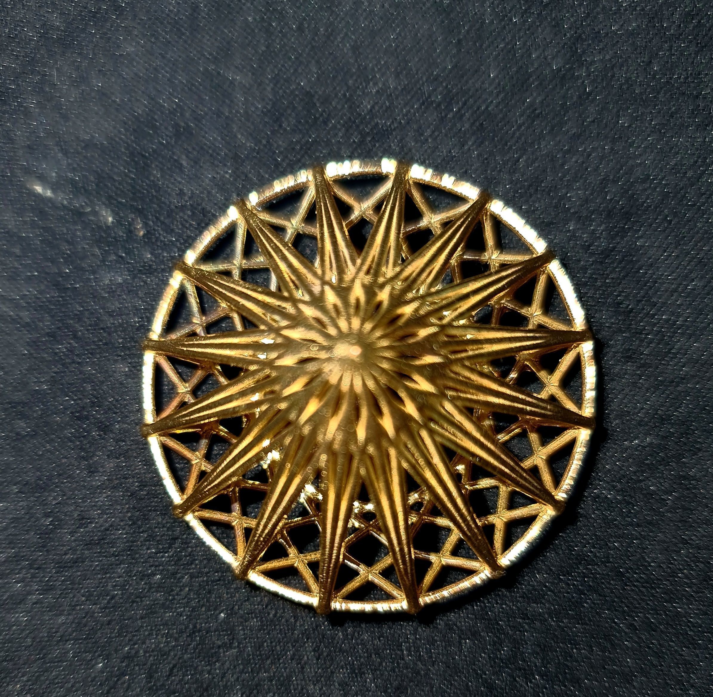 emerald - gemstone structure 3D print model_47