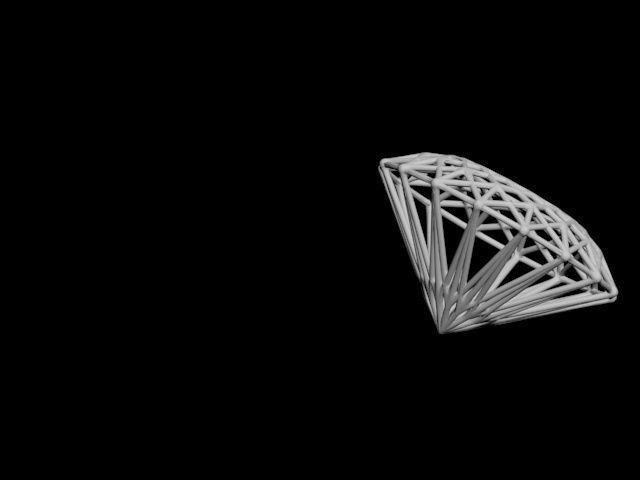 emerald - gemstone structure 3D print model_26