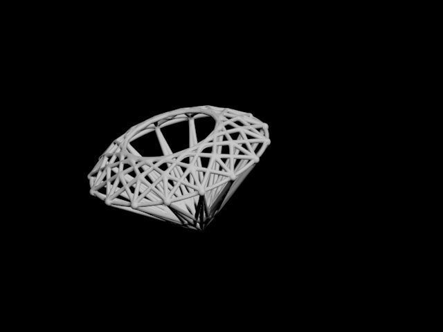 emerald - gemstone structure 3D print model_39
