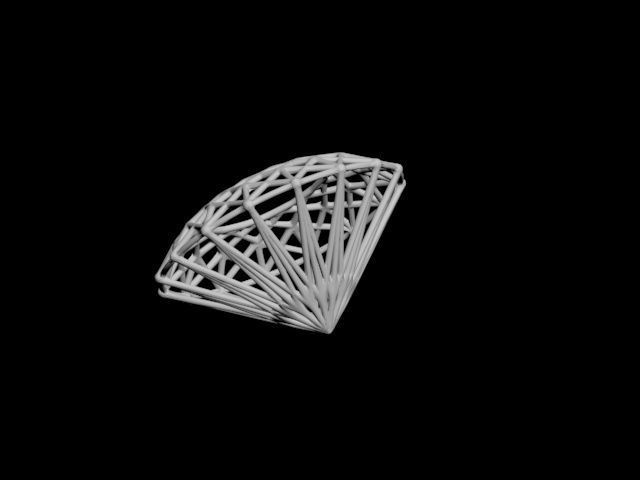 emerald - gemstone structure 3D print model_41