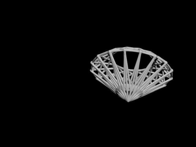 emerald - gemstone structure 3D print model_22