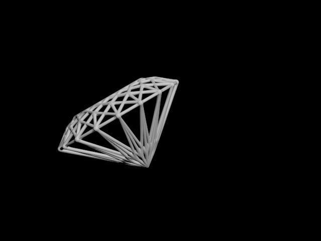emerald - gemstone structure 3D print model_35