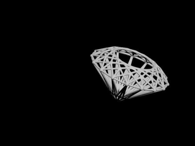 emerald - gemstone structure 3D print model_12