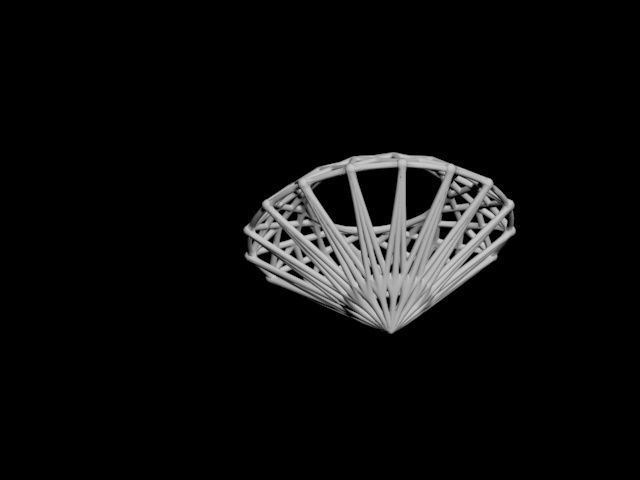 emerald - gemstone structure 3D print model_23