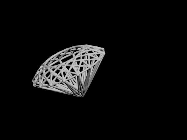 emerald - gemstone structure 3D print model_37