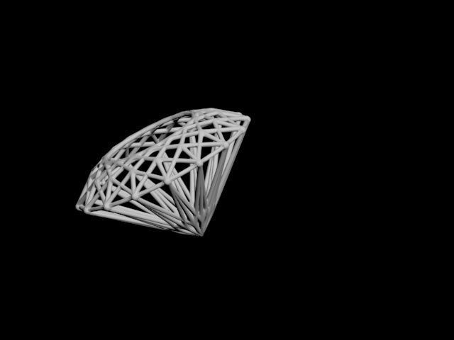 emerald - gemstone structure 3D print model_36