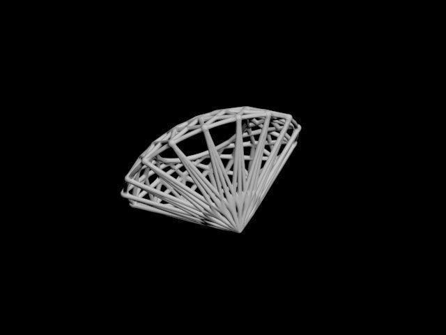 emerald - gemstone structure 3D print model_33