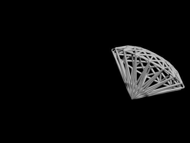 emerald - gemstone structure 3D print model_19