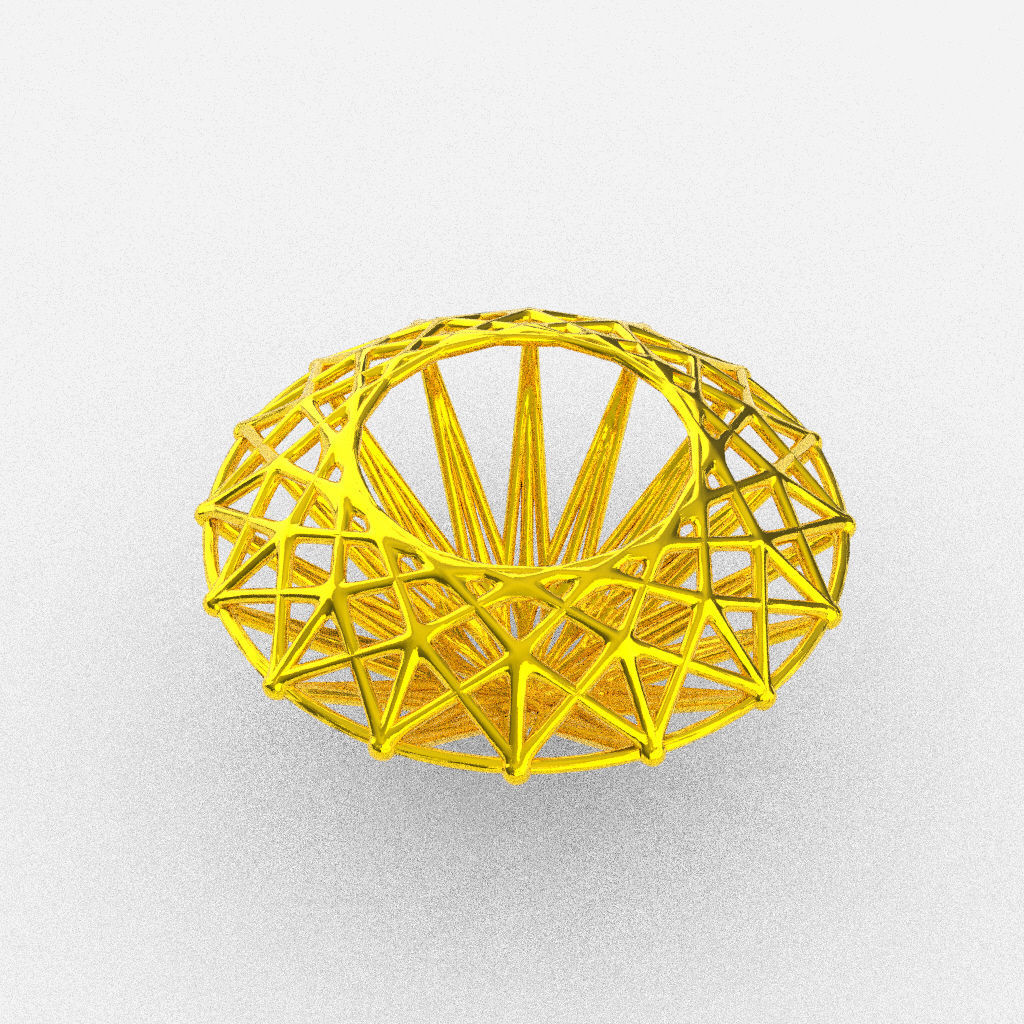 emerald - gemstone structure 3D print model_10