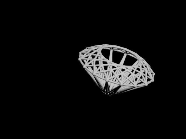 emerald - gemstone structure 3D print model_14