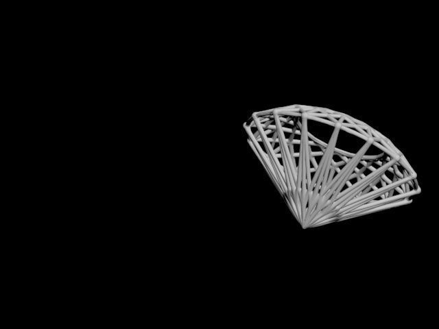 emerald - gemstone structure 3D print model_20