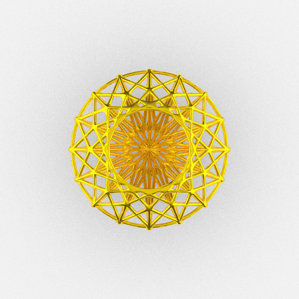 emerald - gemstone structure 3D print model_9
