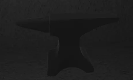 Anvil bench Free low-poly 3D model_0