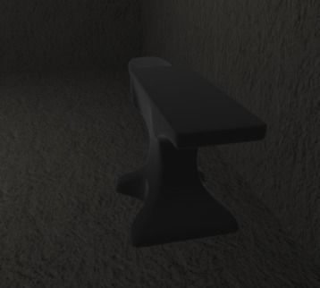 Anvil bench Free low-poly 3D model_1