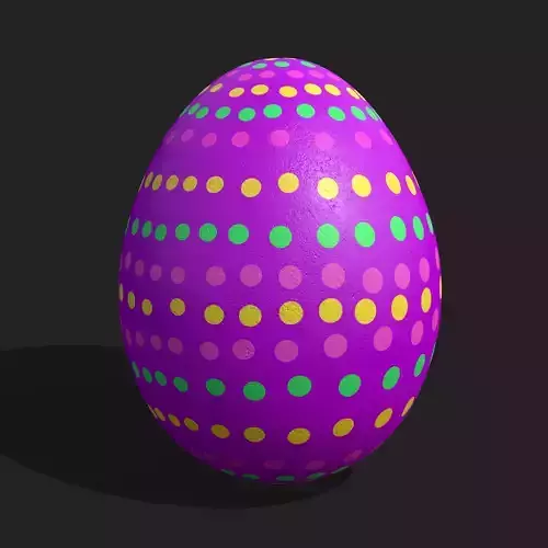 Easter Egg Pink Spotted 