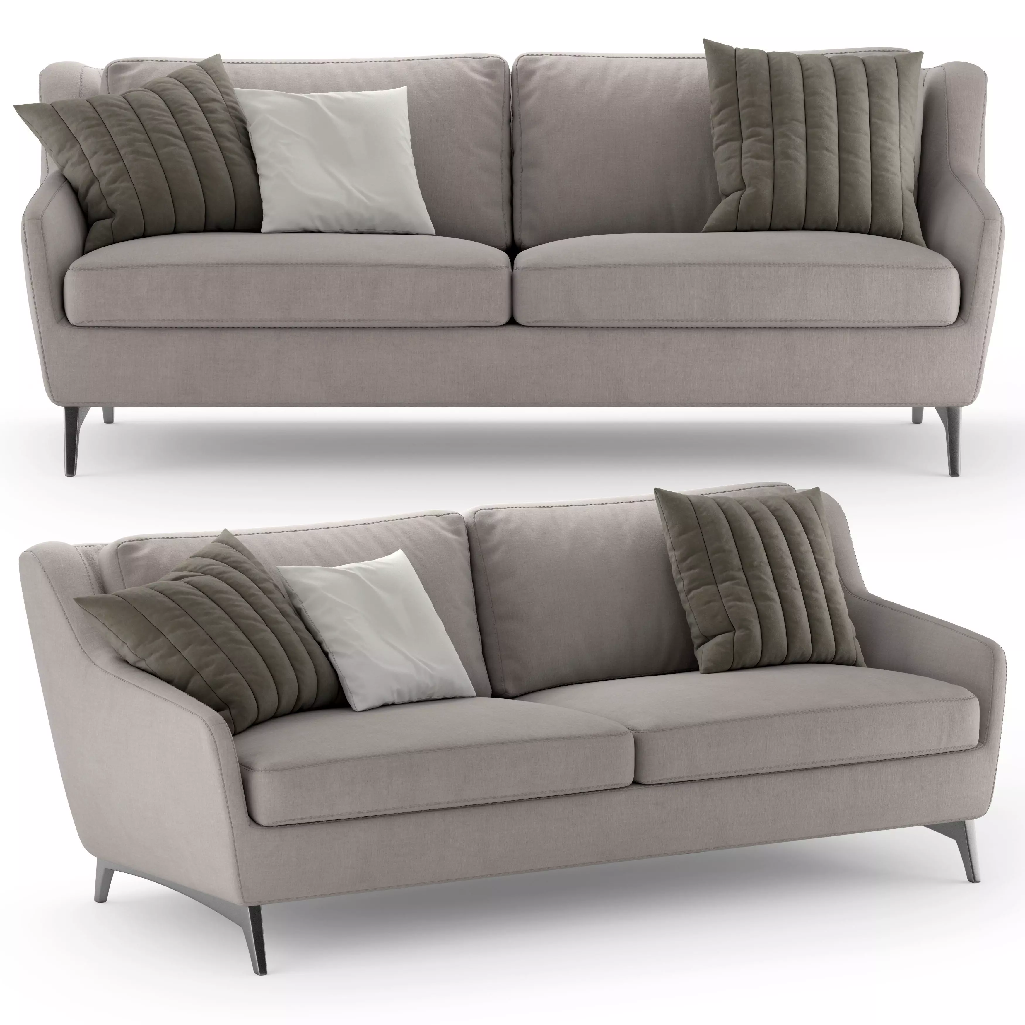 Sofa 2 Seats Vibieffe 575 HI STORY 3D model