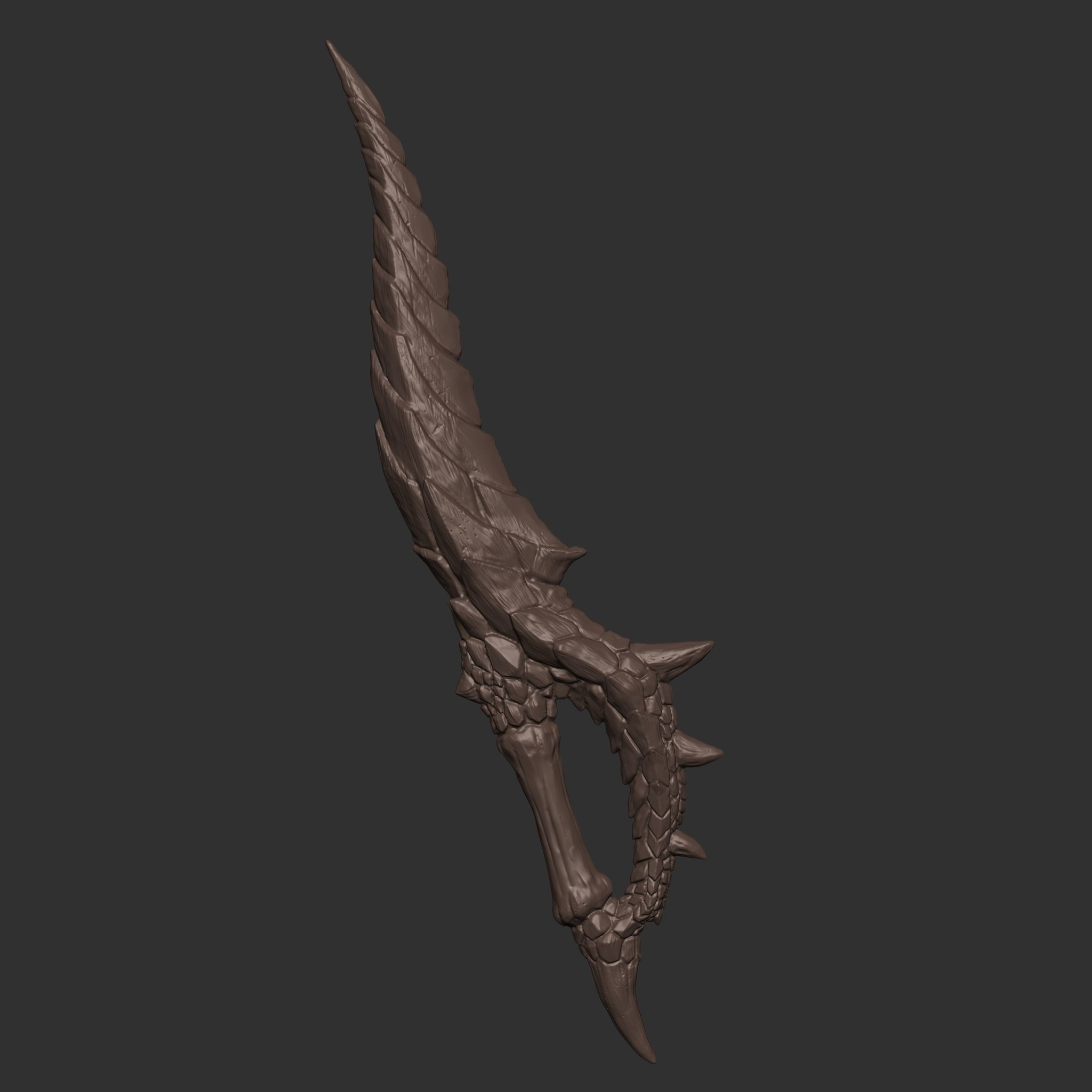 Fatalis Dual Blades 3D print model_3