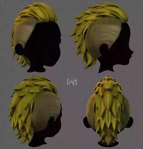 3D Hair style for boy V81