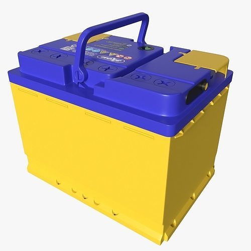 Akom battery 3D model 7