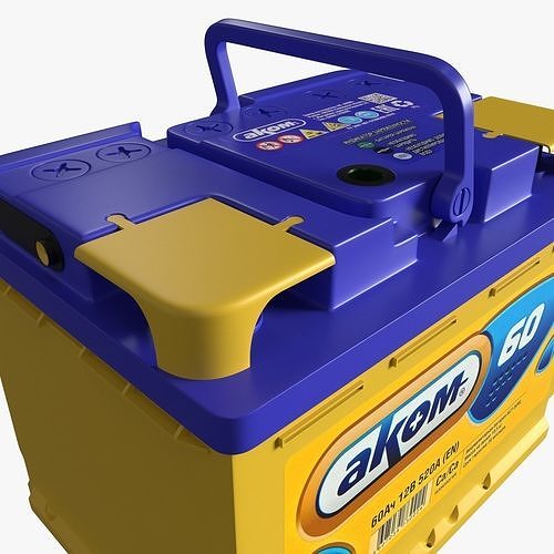 Akom battery 3D model 5