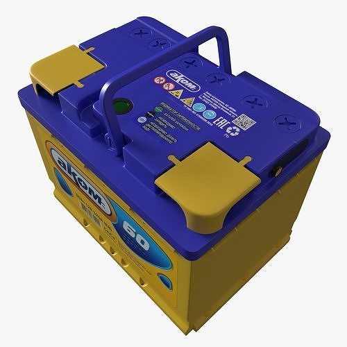 Akom battery 3D model 6