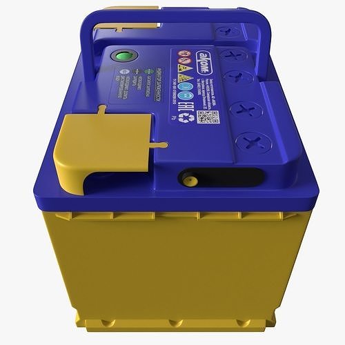 Akom battery 3D model 3