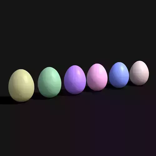 Easter Eggs Light Colors