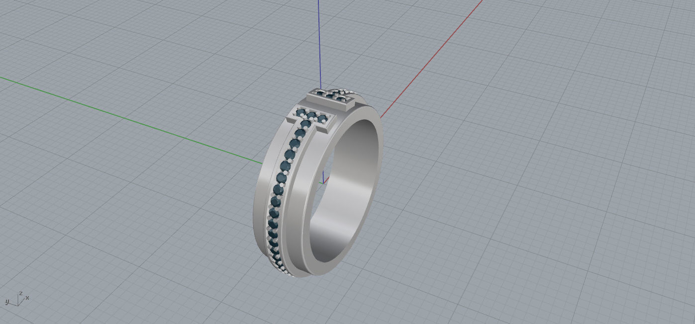 Tiffany Ring T 3D print model_7