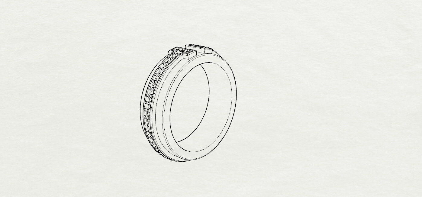 Tiffany Ring T 3D print model_11